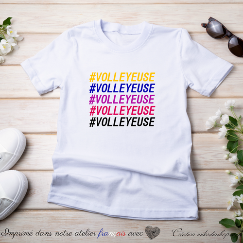 Tee-shirt sport - #VOLLEYEUSE