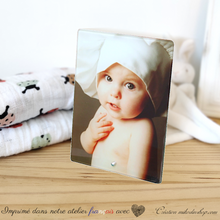 Charger l&#39;image dans la galerie, Cadre photo en verre 15 x 20 cm personnalisable