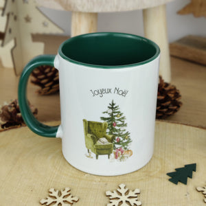 Mug NOËL TRADITION - à personnaliser 3 lignes