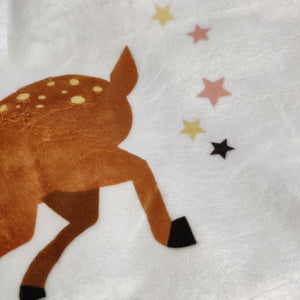 Plaid tout doux enfant prénom - BICHE