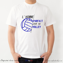 Charger l&#39;image dans la galerie, Tee-shirt sport - L&#39;HOMME PARFAIT JOUE AU VOLLEY