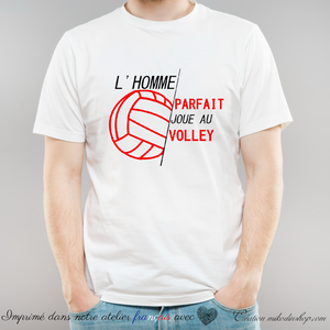 Tee-shirt sport - L'HOMME PARFAIT JOUE AU VOLLEY