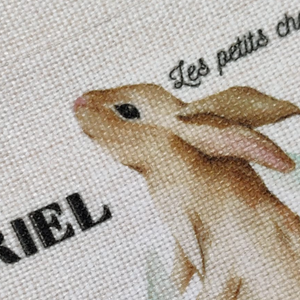 Panier de Pâques message & prénom - LAPIN CHASSE AUX OEUFS